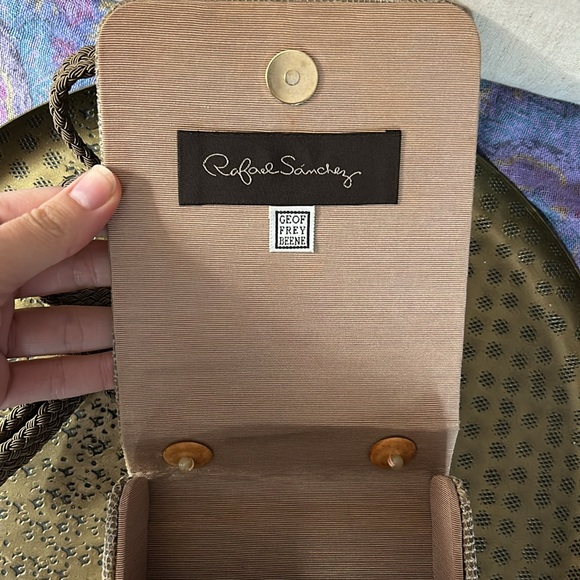 RAFAEL SANCHEZ BROWN SUEDE BAG WITH JADE. - Picture 9 of 11